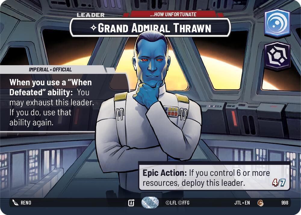 Grand Admiral Thrawn - ...How Unfortunate (Showcase) [Jump to Lightspeed] 998