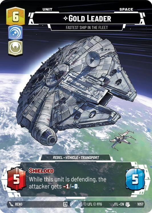 Gold Leader - Fastest Ship in the Fleet (Prestige Foil) [Jump to Lightspeed] 1057