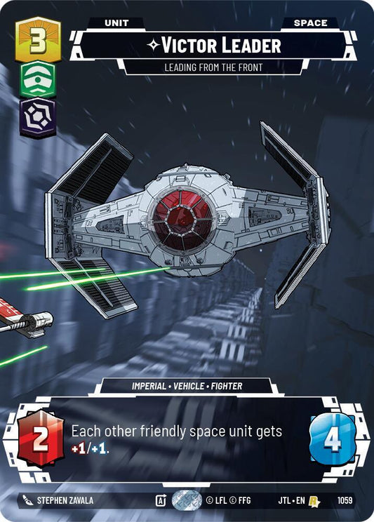 Victor Leader - Leading from the Front (Prestige Foil) [Jump to Lightspeed] 1059