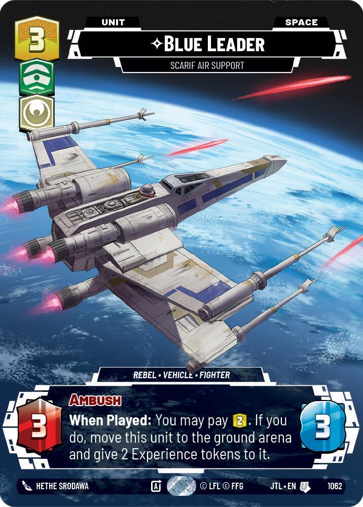 Blue Leader - Scarif Air Support (Prestige Foil) [Jump to Lightspeed] 1062