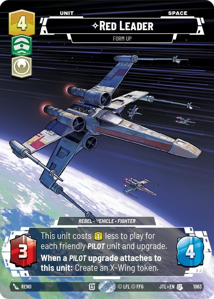 Red Leader - Form Up (Prestige Foil) [Jump to Lightspeed] 1063