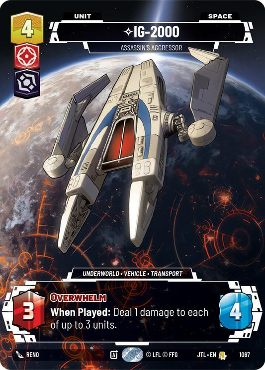 IG-2000 - Assassin's Aggressor (Prestige Foil) [Jump to Lightspeed] 1067