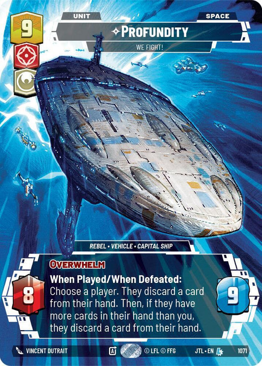 Profundity - We Fight! (Prestige Foil) [Jump to Lightspeed] 1071