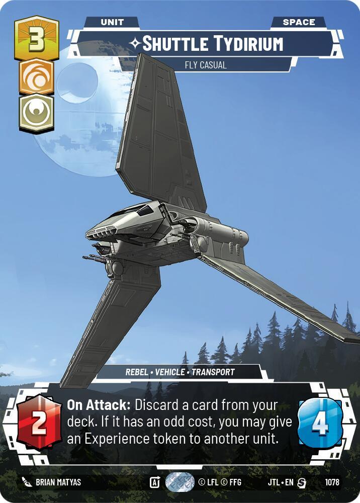 Shuttle Tydirium - Fly Casual (Prestige Foil) [Jump to Lightspeed] 1078