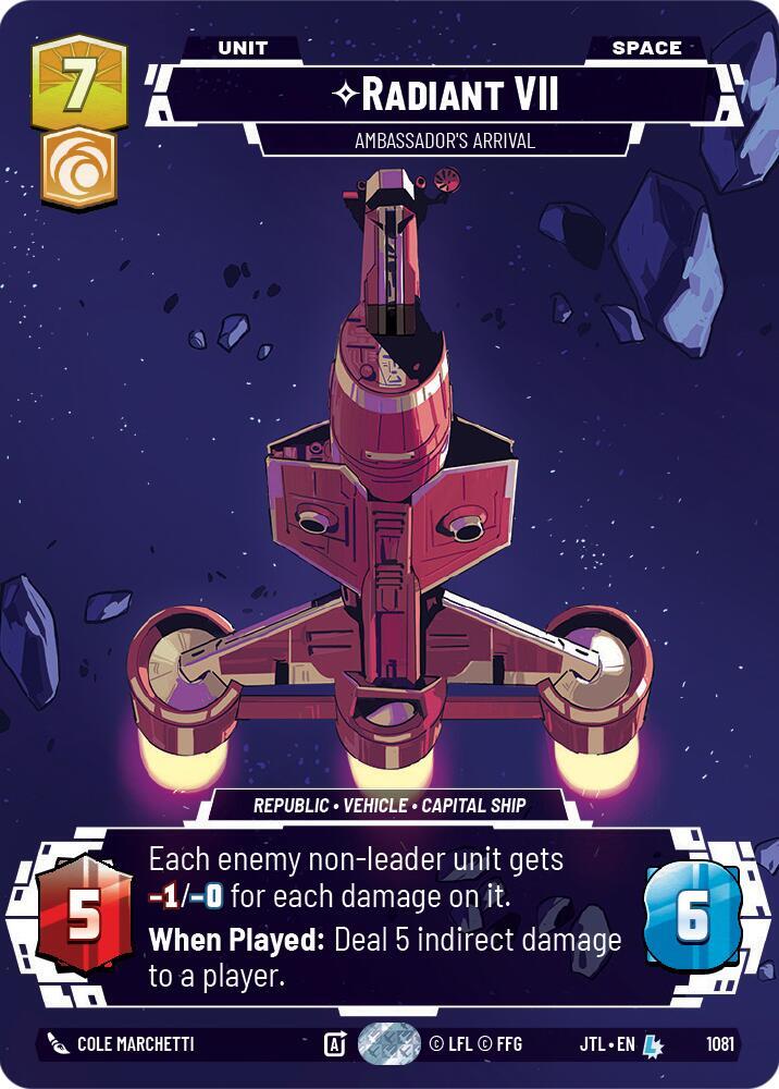 Radiant VII - Ambassadors' Arrival (Prestige Foil) [Jump to Lightspeed] 1081