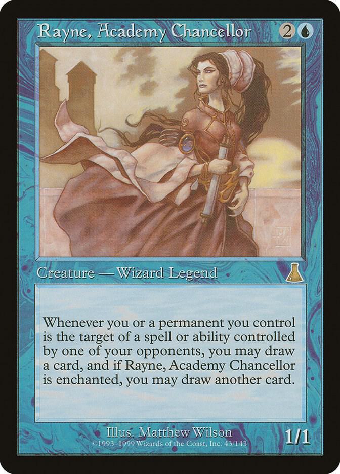 Rayne, Academy Chancellor [Urza's Destiny] 43