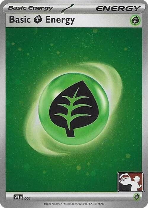 Basic Grass Energy - 001 (Cosmos Holo) [Prize Pack Series Cards] 001
