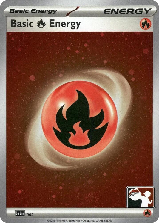 Basic Fire Energy - 002 (Cosmos Holo) [Prize Pack Series Cards] 002