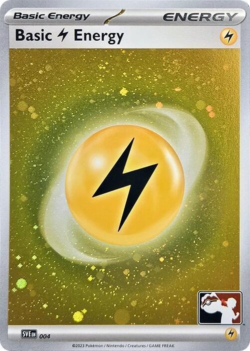 Basic Lightning Energy - 004 (Cosmos Holo) [Prize Pack Series Cards] 004