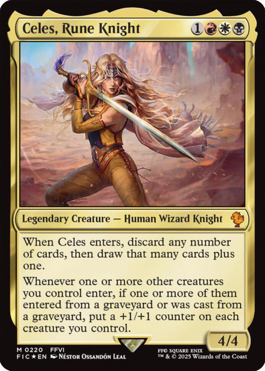 Celes, Rune Knight (Surge Foil) [Commander: FINAL FANTASY] 220