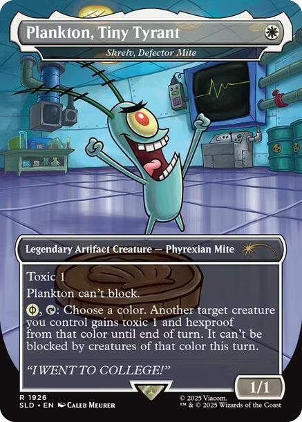 Plankton, Tiny Tyrant - Skrelv, Defector Mite [Secret Lair Drop Series] 1926