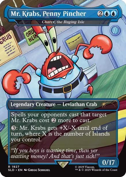 Mr. Krabs, Penny Pincher - Charix, the Raging Isle [Secret Lair Drop Series] 1927