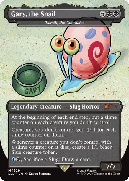 Gary, the Snail - Toxrill, the Corrosive [Secret Lair Drop Series] 1929