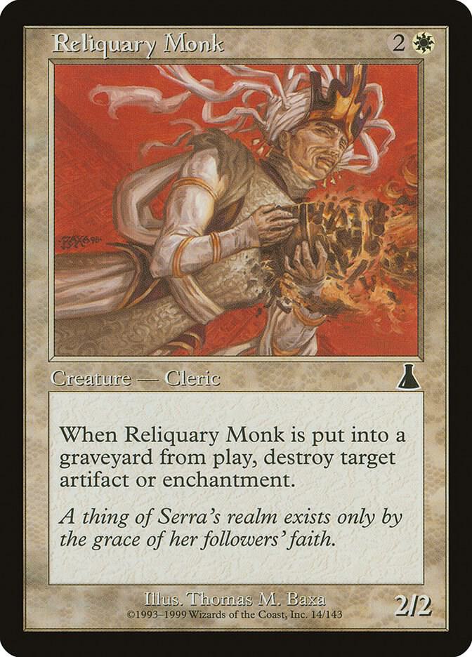 Reliquary Monk [Urza's Destiny] 14