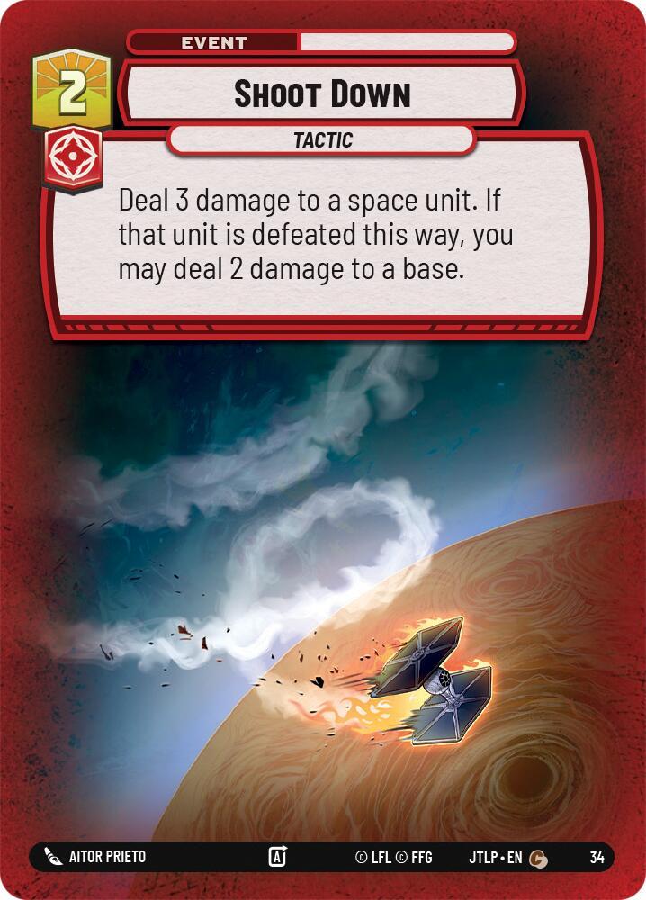 Shoot Down (Foil) [Jump to Lightspeed: Weekly Play Promos] 34