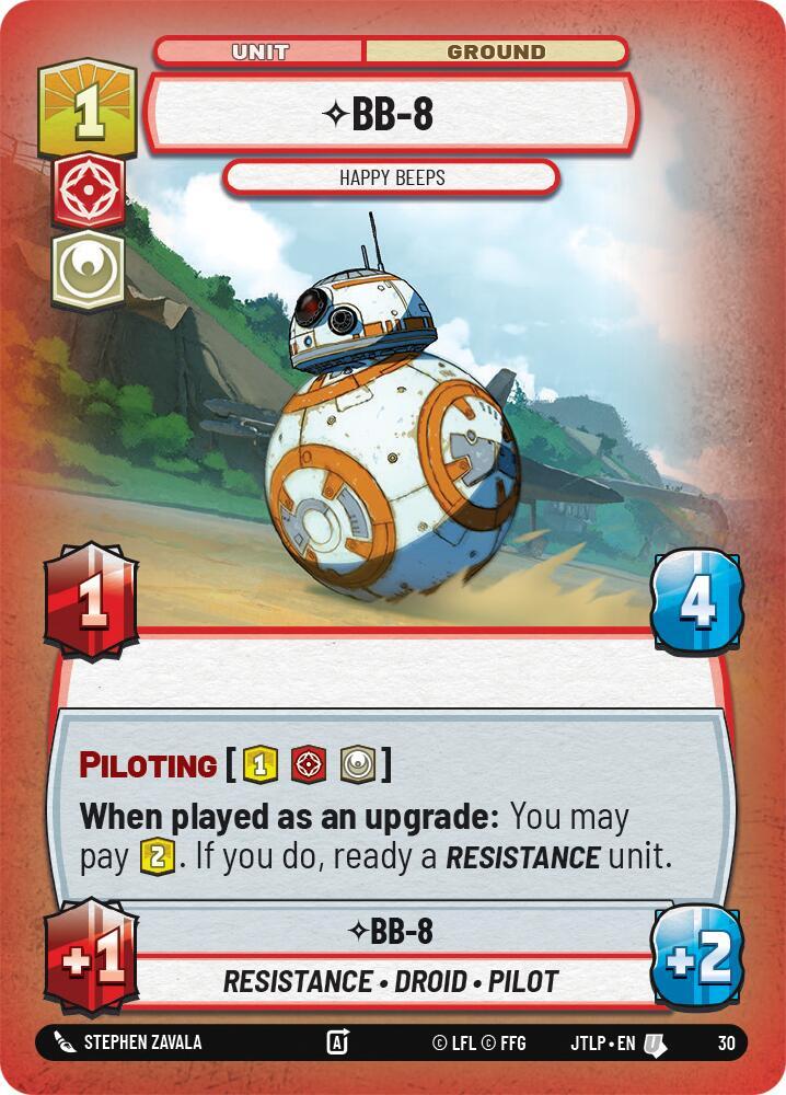 BB-8 - Happy Beeps (Foil) [Jump to Lightspeed - Weekly Play Promos] 30