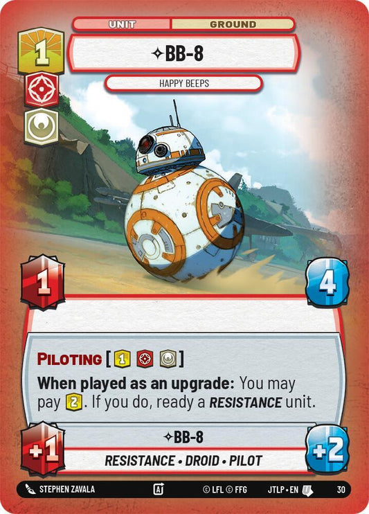 BB-8 - Happy Beeps (Foil) [Jump to Lightspeed - Weekly Play Promos] 30