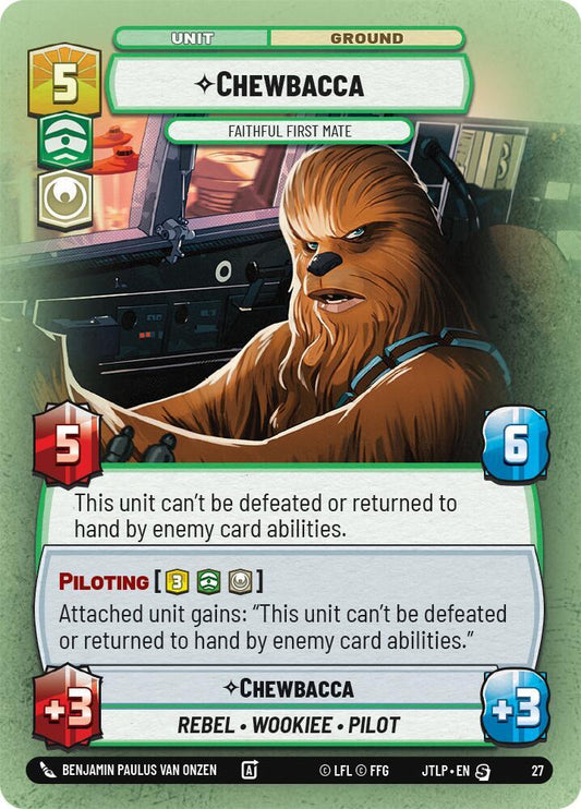 Chewbacca - Faithful First Mate (Foil) [Jump to Lightspeed - Weekly Play Promos] 27