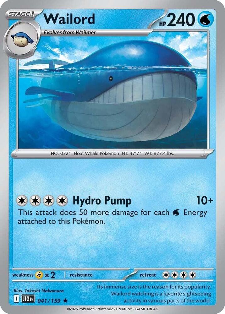 Wailord - 041/159 [SV09: Journey Together] 041/159