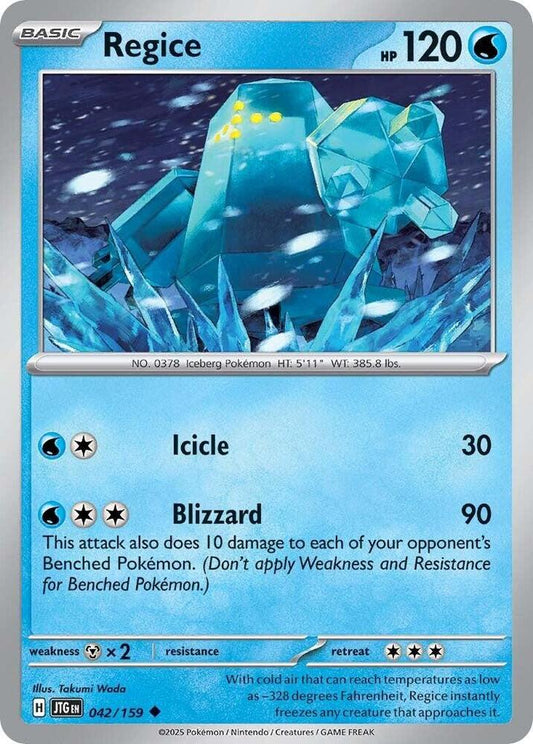 Regice [SV09: Journey Together] 042/159