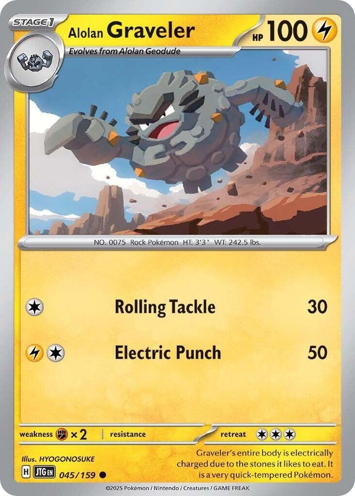 Alolan Graveler [SV09: Journey Together] 045/159