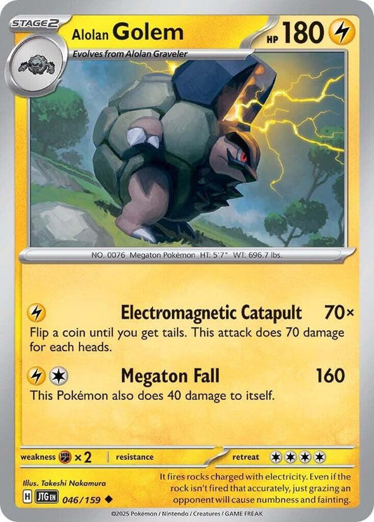 Alolan Golem [SV09: Journey Together] 046/159