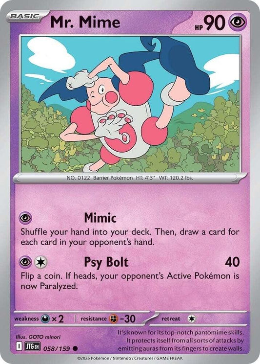 Mr. Mime [SV09: Journey Together] 058/159