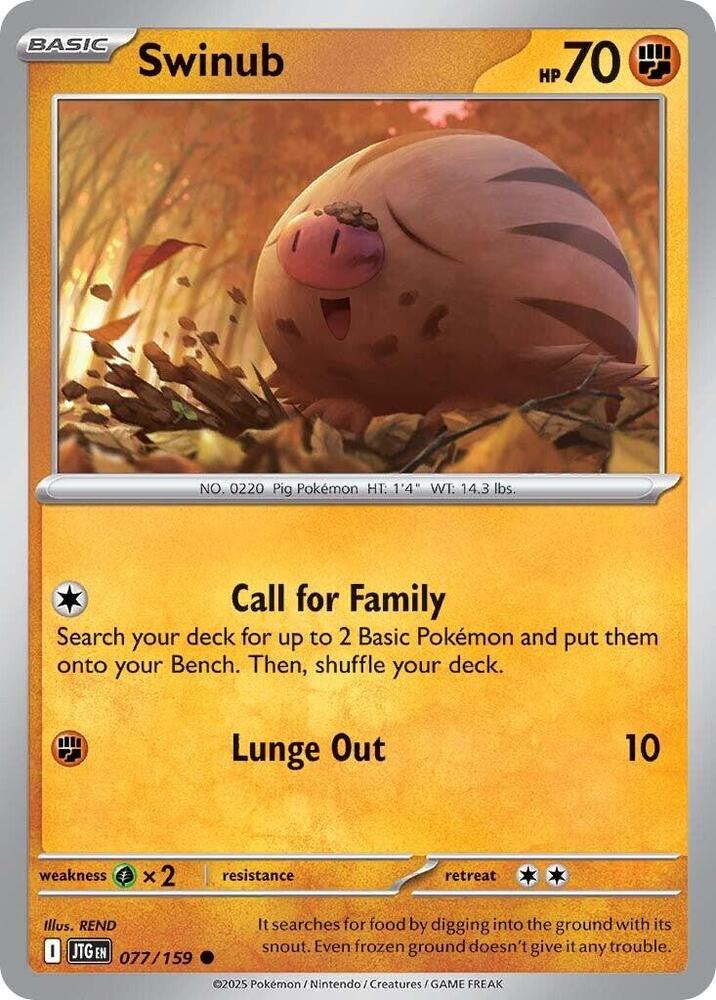Swinub - 077/159 [SV09: Journey Together] 077/159