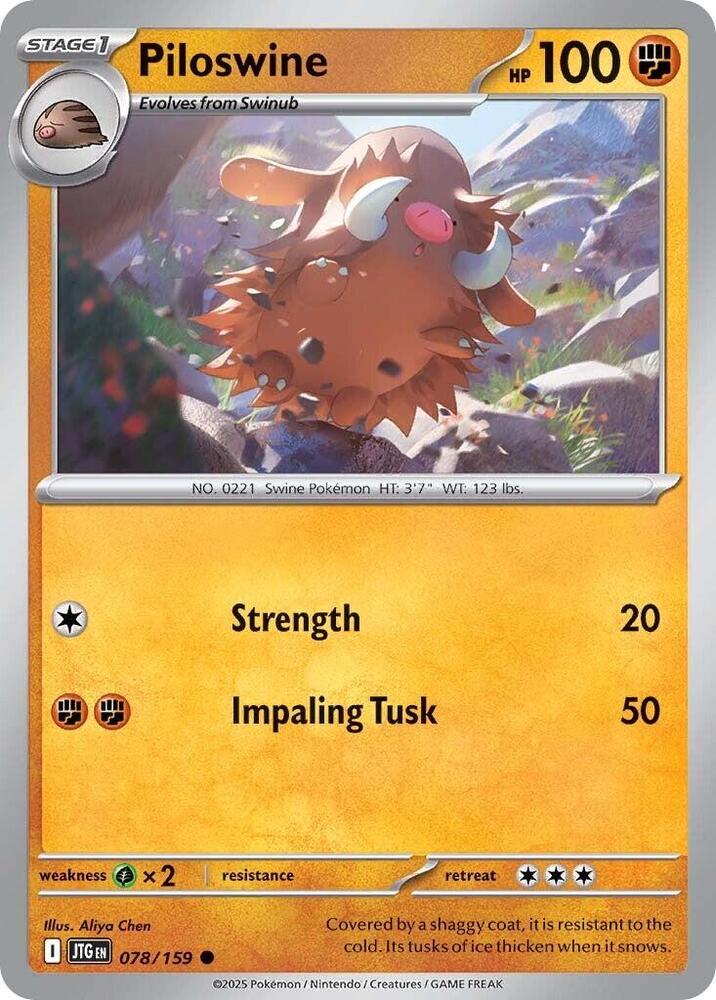 Piloswine [SV09: Journey Together] 078/159
