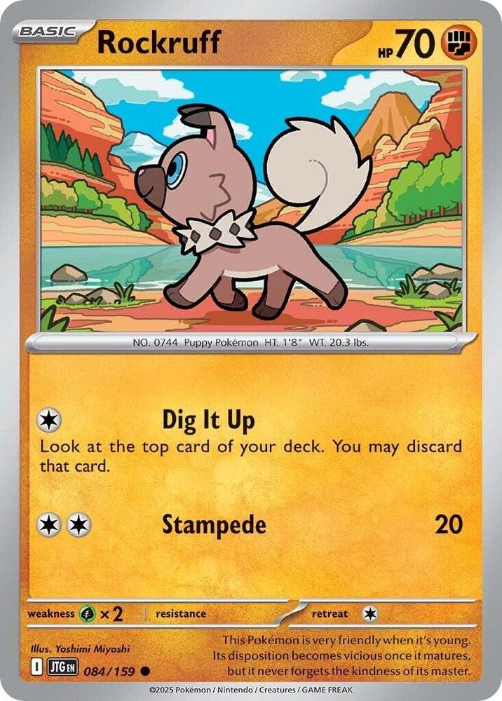 Rockruff [SV09: Journey Together] 084/159