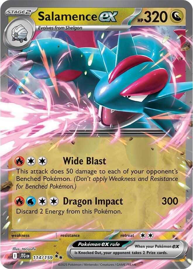 Salamence ex - 114/159 [SV09: Journey Together] 114/159
