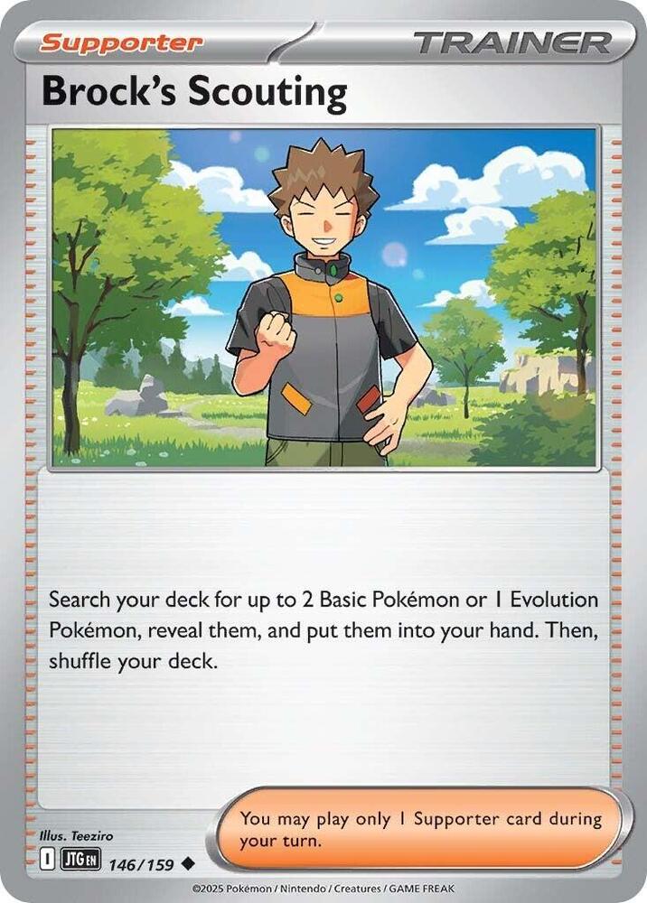 Brock's Scouting - 146/159 [SV09: Journey Together] 146/159