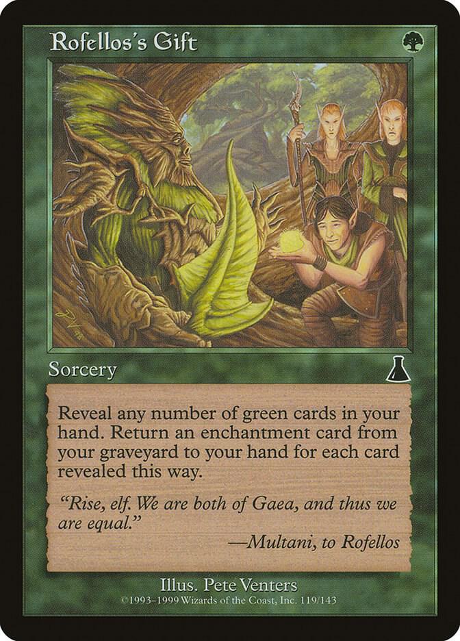 Rofellos's Gift [Urza's Destiny] 119