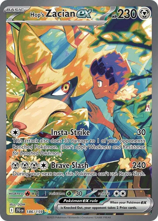 Hop's Zacian ex - 186/159 [SV09: Journey Together] 186/159