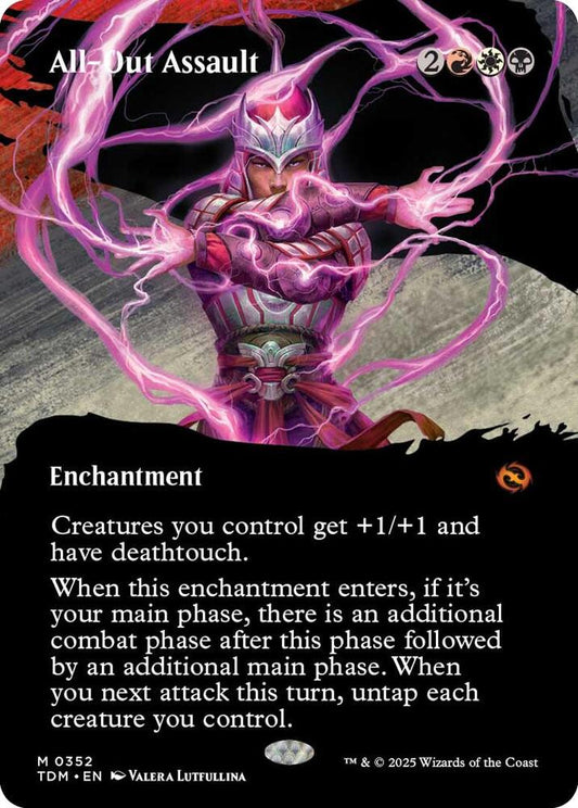 All-Out Assault (Borderless) [Tarkir: Dragonstorm] 352