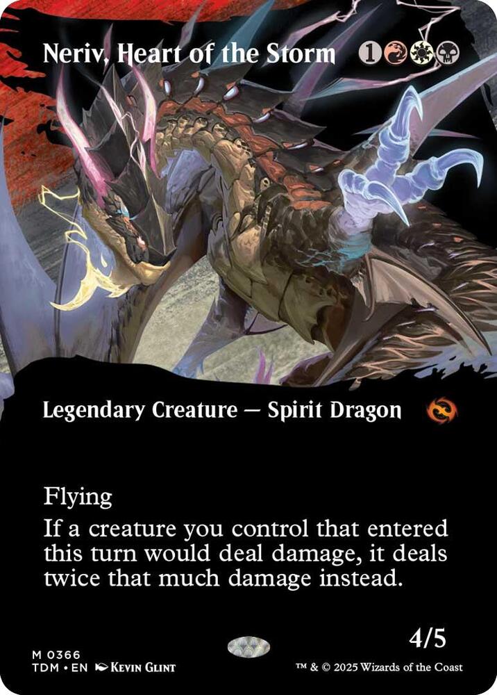 Neriv, Heart of the Storm (Borderless) [Tarkir: Dragonstorm] 366