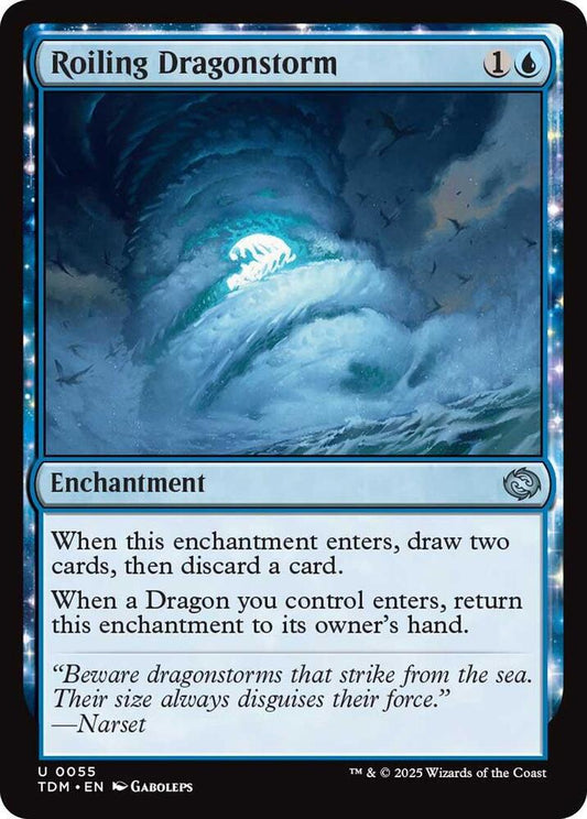Roiling Dragonstorm [Tarkir: Dragonstorm] 55