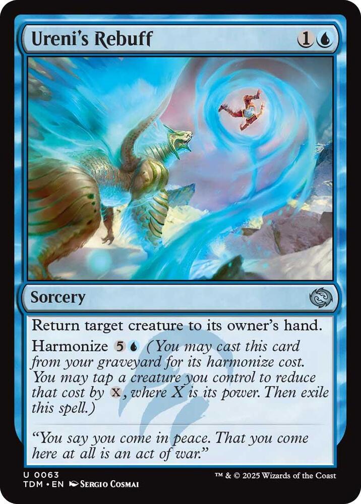Ureni's Rebuff [Tarkir: Dragonstorm] 63