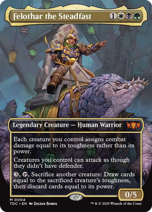 Felothar the Steadfast (Borderless) [Commander: Tarkir: Dragonstorm] 4