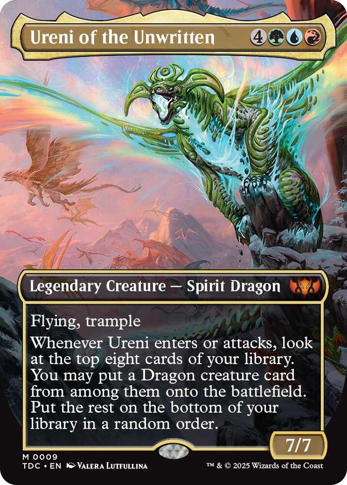 Ureni of the Unwritten (Borderless) [Commander: Tarkir: Dragonstorm] 9