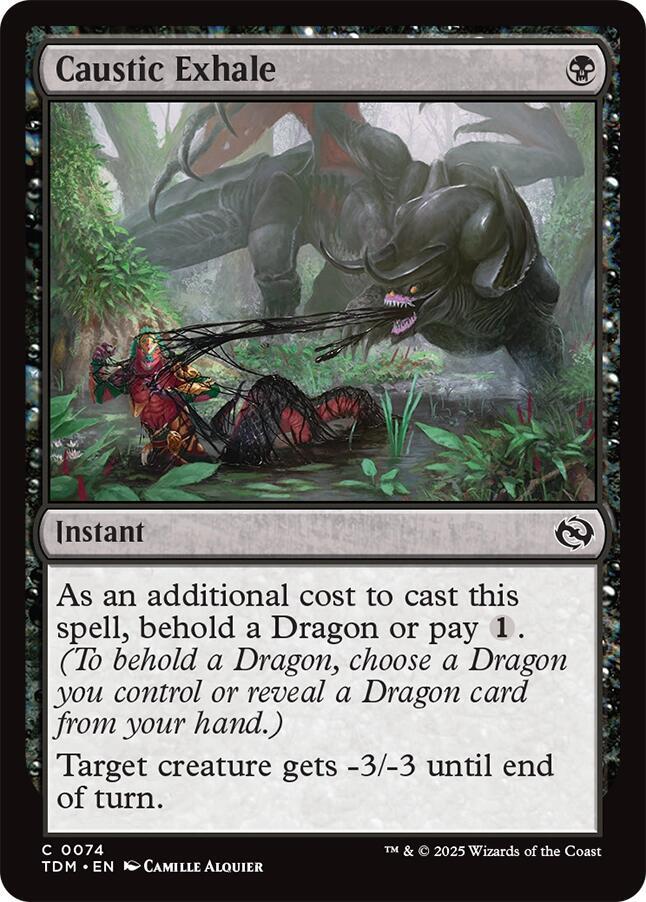 Caustic Exhale [Tarkir: Dragonstorm] 74