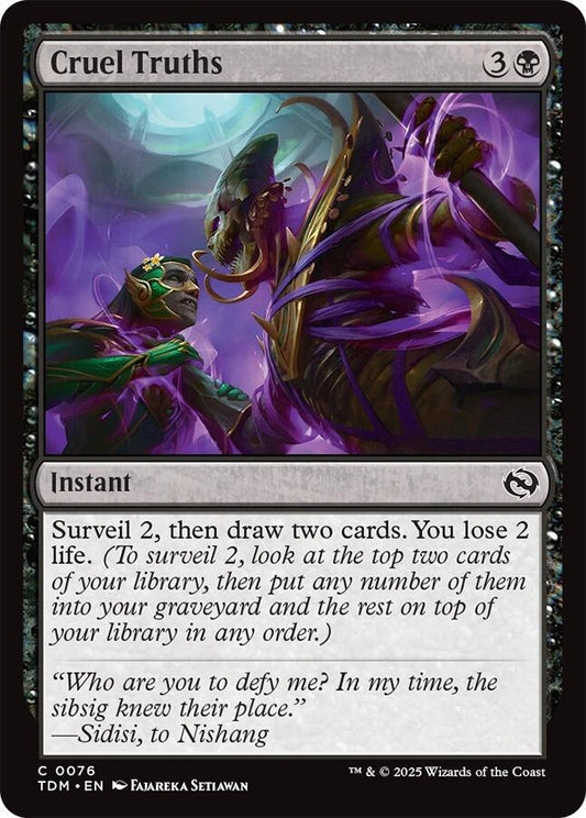 Cruel Truths [Tarkir: Dragonstorm] 76