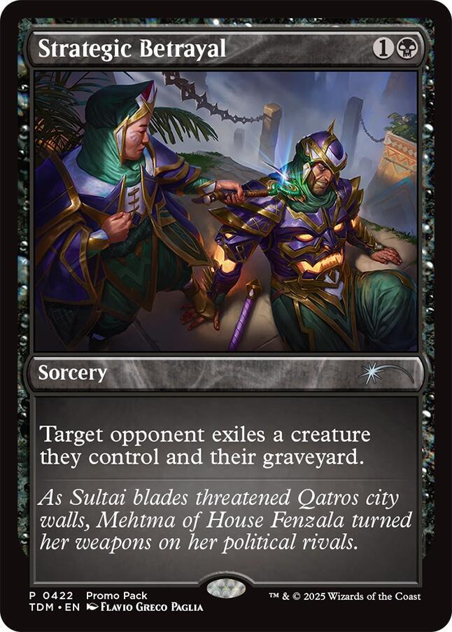 Strategic Betrayal [Promo Pack: Tarkir: Dragonstorm] 422
