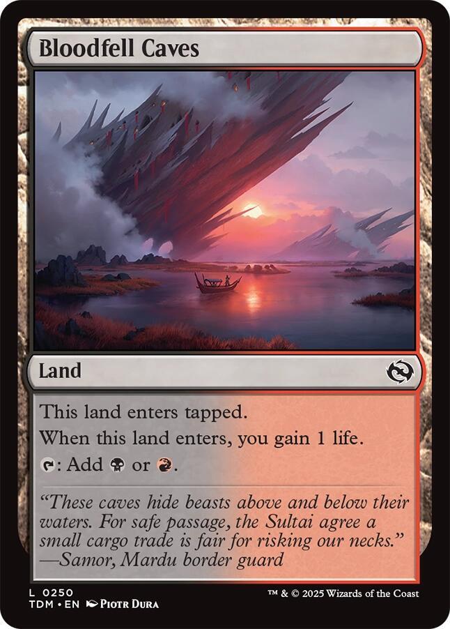 Bloodfell Caves [Tarkir: Dragonstorm] 250