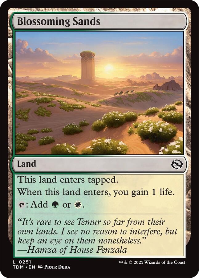 Blossoming Sands [Tarkir: Dragonstorm] 251