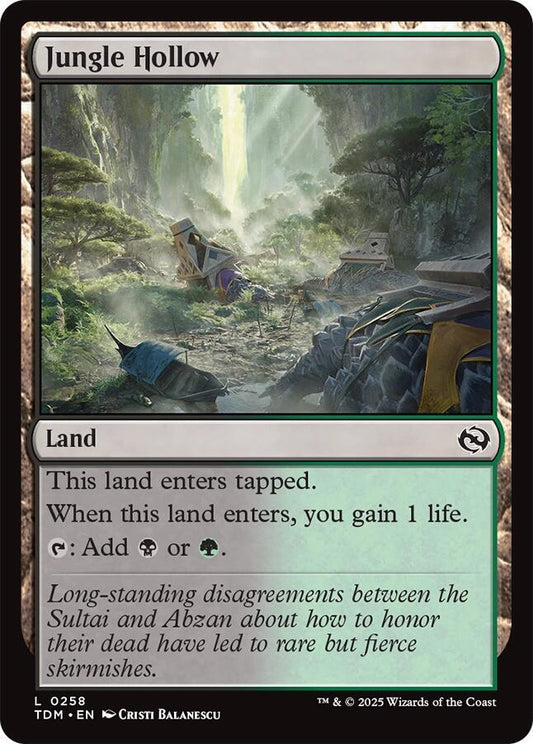 Jungle Hollow [Tarkir: Dragonstorm] 258