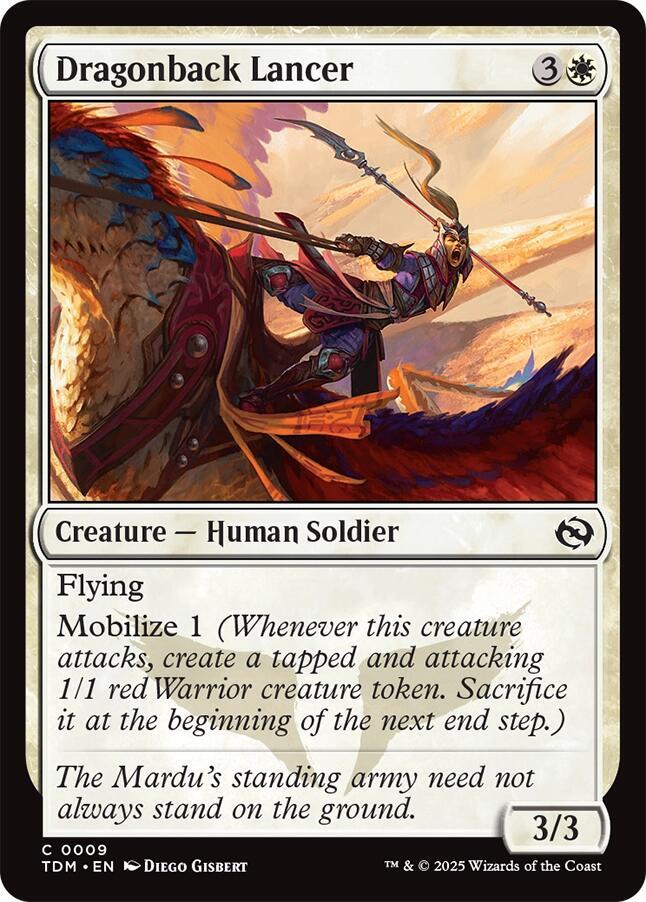 Dragonback Lancer [Tarkir: Dragonstorm] 9