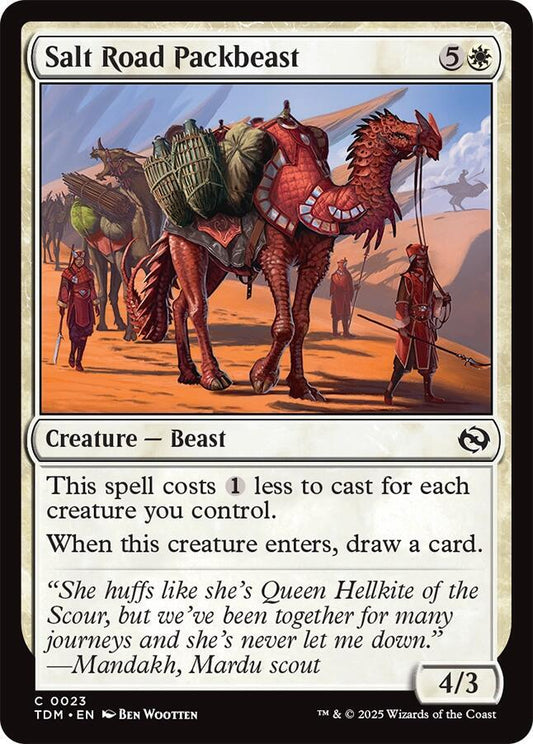 Salt Road Packbeast [Tarkir: Dragonstorm] 23