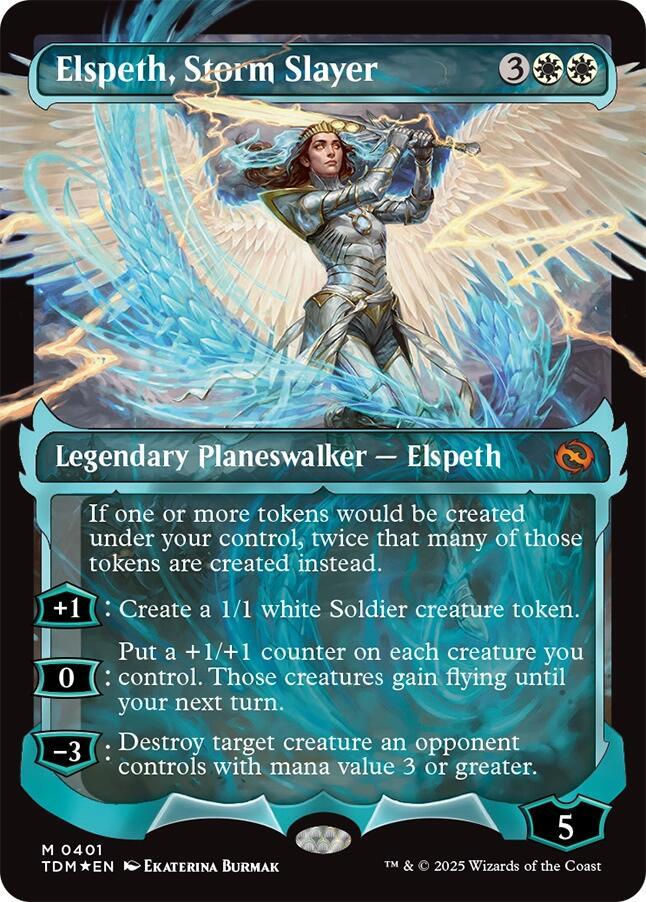 Elspeth, Storm Slayer (Showcase) [Tarkir: Dragonstorm] 401