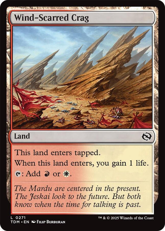 Wind-Scarred Crag [Tarkir: Dragonstorm] 271